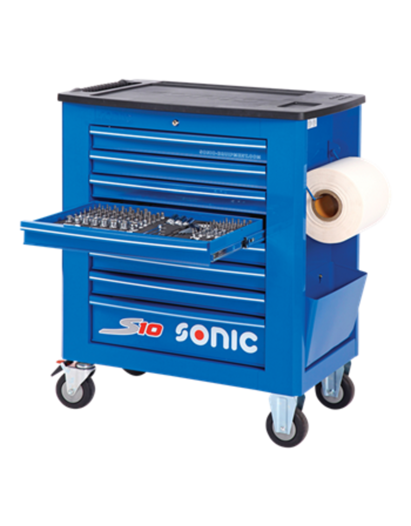 Sonic Gevulde gereedschapswagen SFS 1/3 S10 339-dlg. blauw