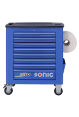 Sonic Gevulde gereedschapswagen S10 357-dlg. (SAE) blauw