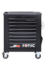 Sonic Gevulde gereedschapswagen S10 420-dlg. zwart