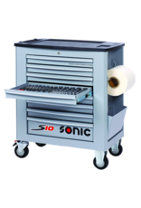 Sonic Gevulde gereedschapswagen S10 420-dlg. grijs