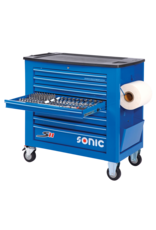 Sonic Gevulde gereedschapswagen S11 345-dlg blauw