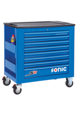 Sonic Gevulde gereedschapswagen S11 blauw 469-dlg.