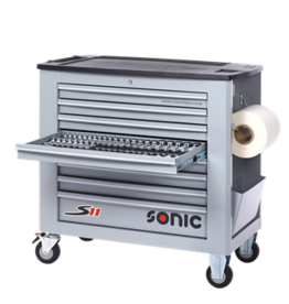 Sonic Gevulde gereedschapswagen S11 485-dlg grijs