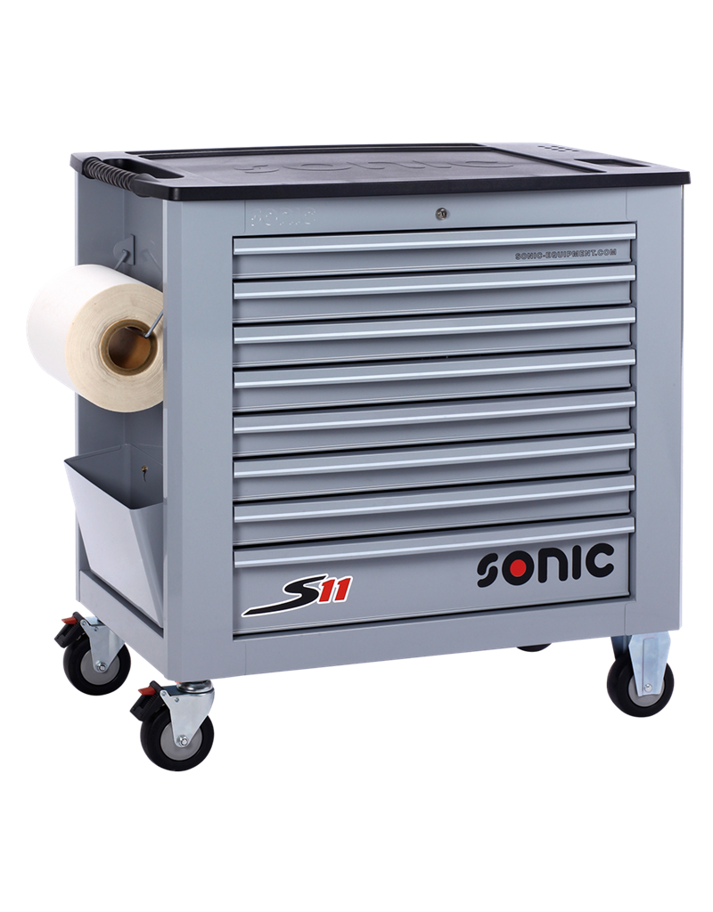 Sonic Gevulde gereedschapswagen S11 485-dlg grijs