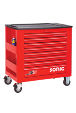 Sonic Gevulde gereedschapswagen S11 575-dlg rood