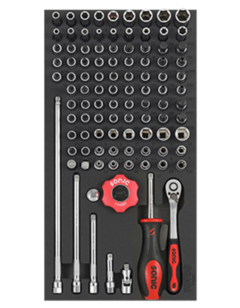 Sonic Bitdopset 1/4'', 102-dlg. SFS 1/3