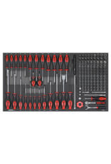 Sonic Schroevendraaier en Doppenset 1/4'', 146-dlg. SFS