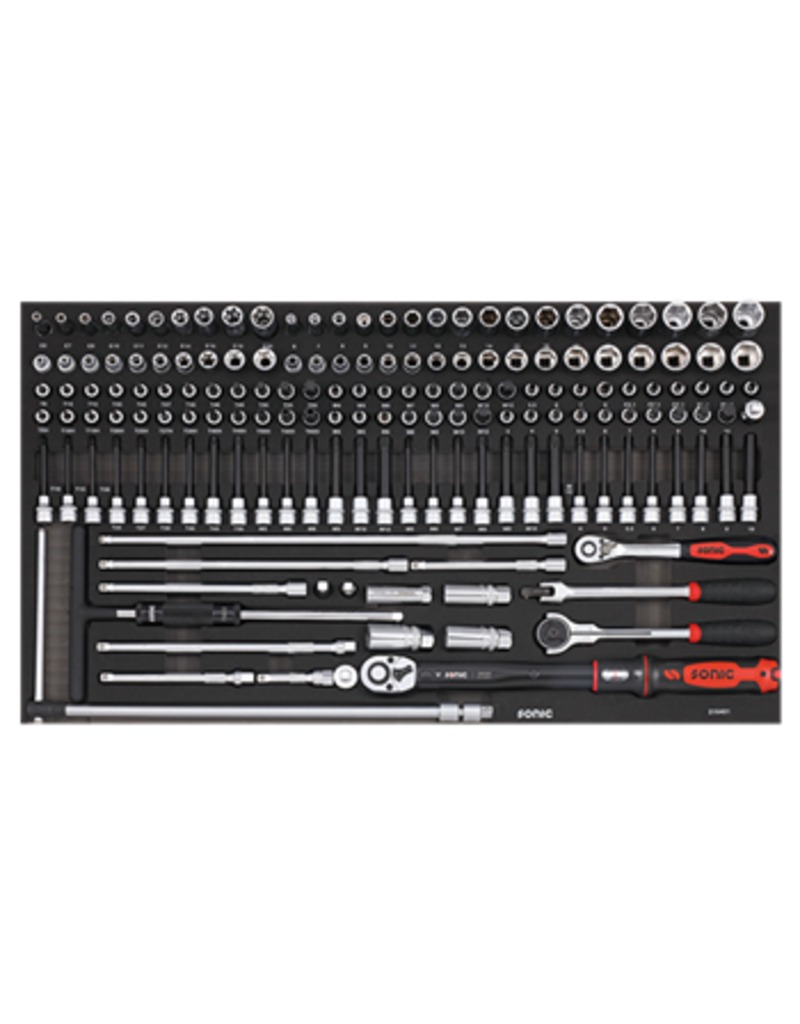 Sonic Doppenset 3/8'', 164-dlg. SFS