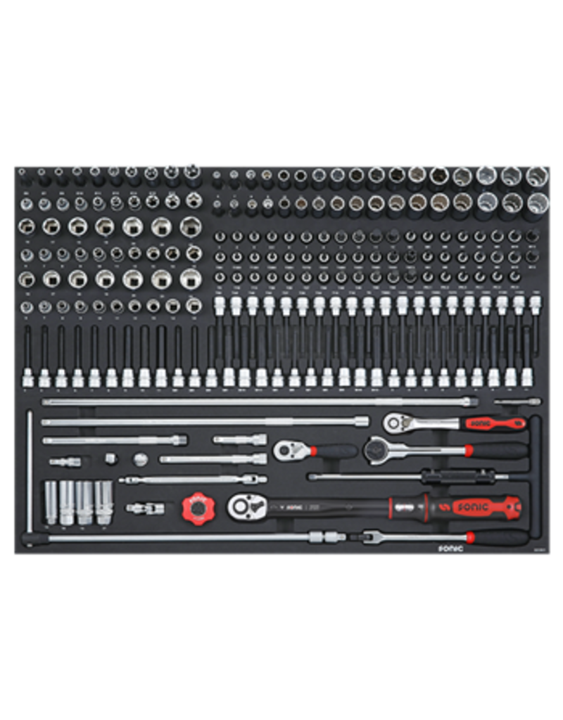 Sonic Doppenset 3/8'', 218-dlg. SFS