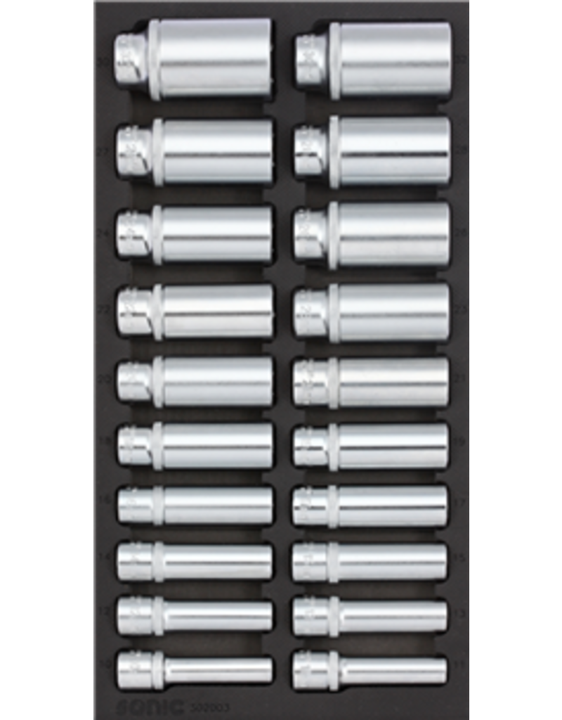 Sonic Doppenset 1/2'', lang 20-dlg. SFS 1/3