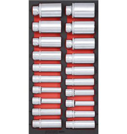 Sonic Doppenset 1/2'', lang 20-dlg. (SAE) SFS 1/3