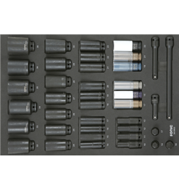 Sonic Doppenset 1/2'', kracht 39-dlg. SFS