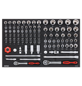 Sonic Doppenset 3/8'' & 1/2'', 101-dlg. SFS