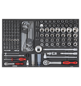 Sonic Bitdopset 1/4'' & 1/2'', 138-dlg. SFS