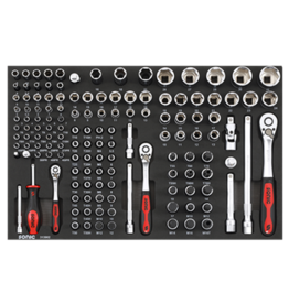 Sonic Bitdopset 1/4'', 3/8'' & 1/2'', 139-dlg. SFS