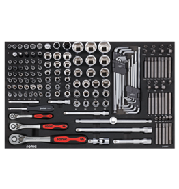 Sonic Doppenset 1/4'', 3/8'' & 1/2'', 160-dlg. SFS