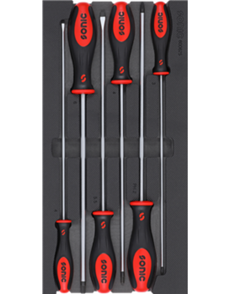 Sonic Lange schroevendraaierset 6-dlg. SFS 1/3