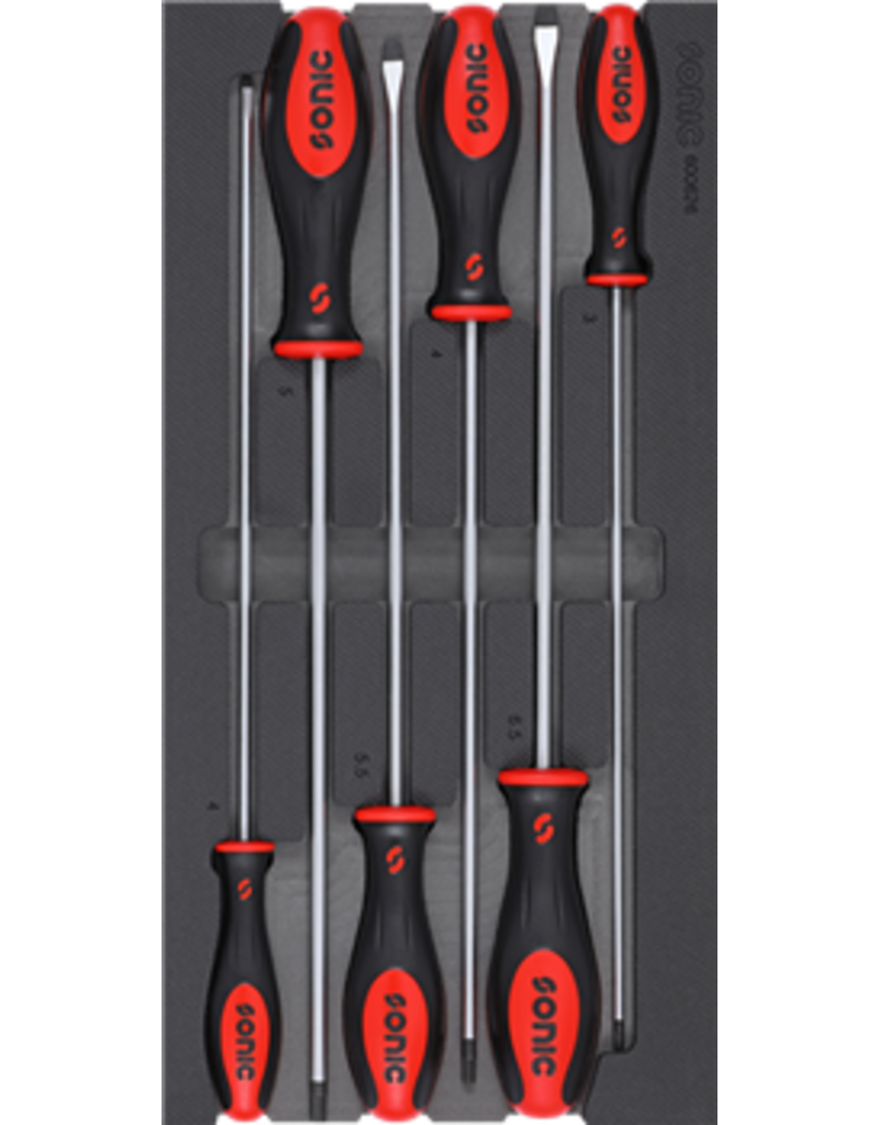 Sonic Lange schroevendraaierset 6-dlg. SFS 1/3
