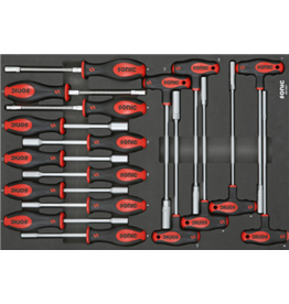 Sonic Binnenzeskant & dopschroevendraaierset 18-dlg. SFS