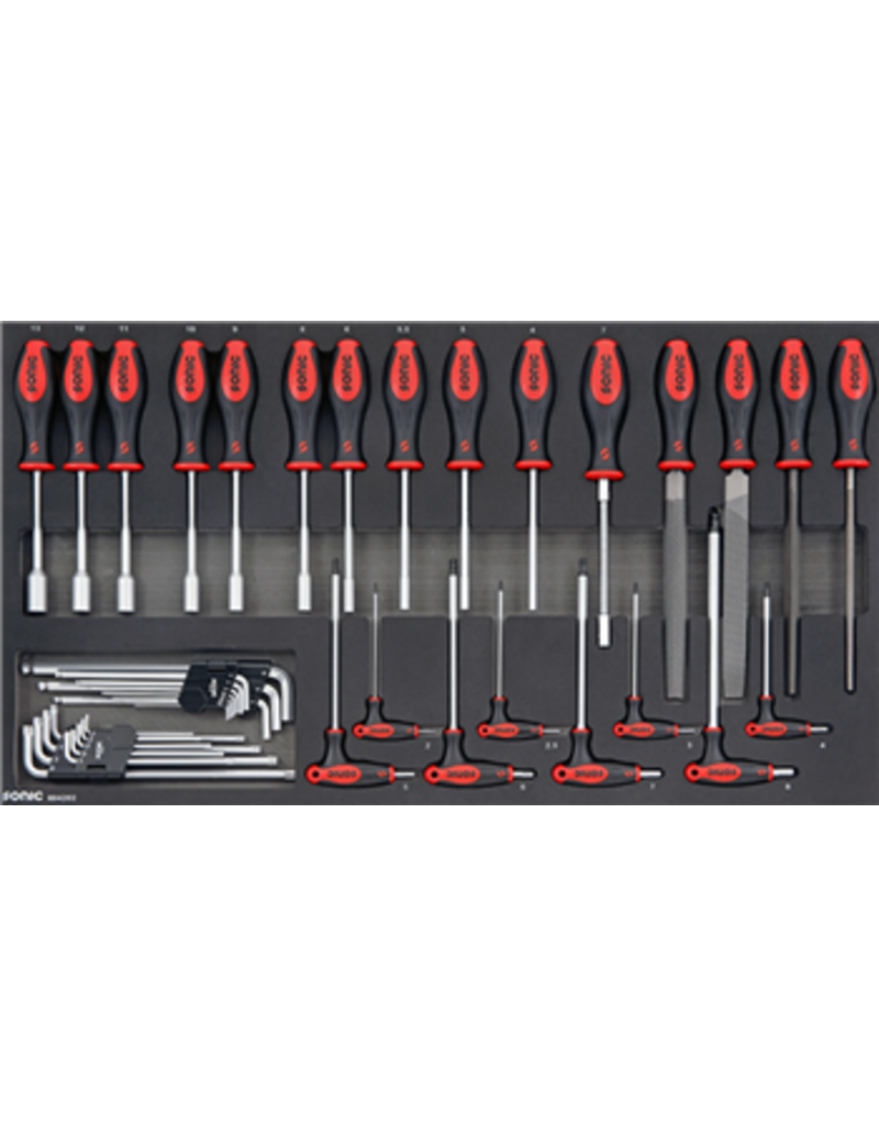 Sonic Stiftsleutel, binnenzeskantset 42-dlg. SFS