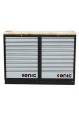 Sonic MSS 1348mm opstelling met houten bovenblad