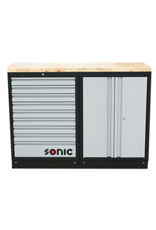 Sonic MSS 1348mm opstelling met houten bovenblad