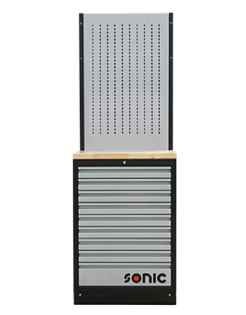 Sonic MSS 674mm opstelling met houten bovenblad