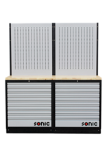 Sonic MSS 1690mm opstelling met houten bovenblad