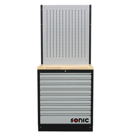 Sonic MSS 845mm opstelling met houten bovenblad