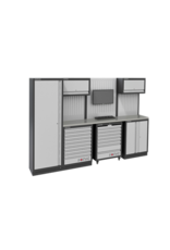 Sonic MSS 2803mm opstelling met houten bovenblad