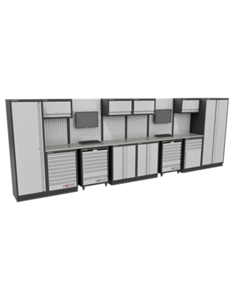 Sonic MSS 5910mm opstelling met houten bovenblad