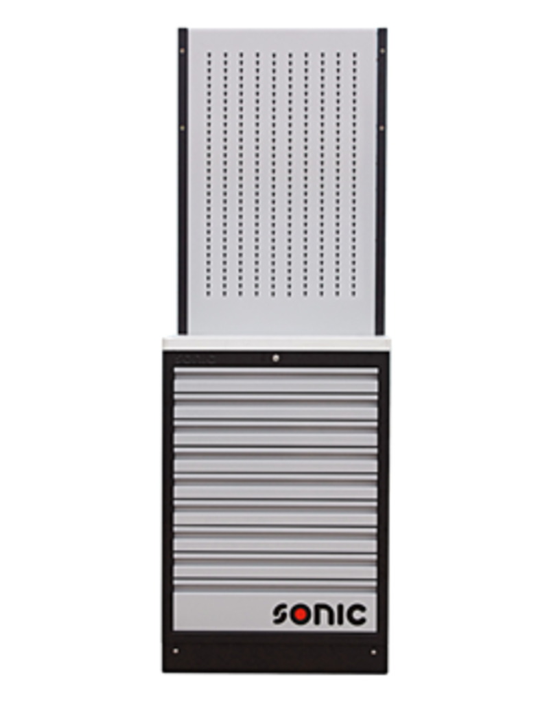 Sonic MSS 674mm opstelling met RVS bovenblad