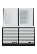 Sonic MSS 1690mm opstelling met RVS bovenblad