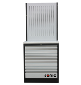 Sonic MSS 845mm opstelling met RVS bovenblad