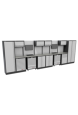 Sonic MSS 5910mm opstelling met RVS bovenblad