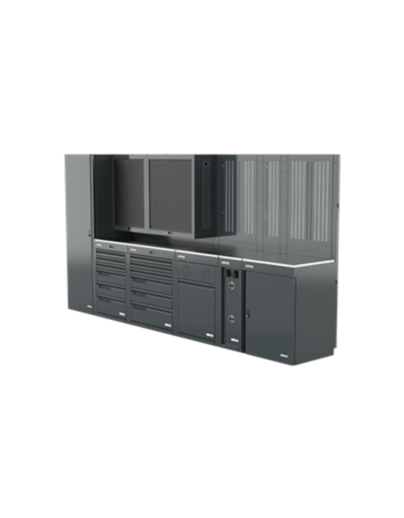 Sonic MSS+ opstelling hoog, rvs bovenblad