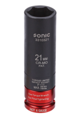 Sonic Dop 1/2'', kracht met vast moment 21mm