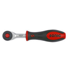 Sonic Omschakelbare ratel met draaibare handgreep 1/4''