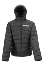 Sonic Hooded zeppelin jas, zwart/zwart XXL