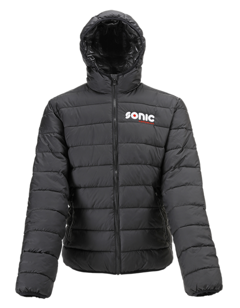 Sonic Hooded zeppelin jas, zwart/zwart XXL