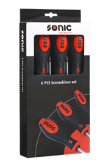 Sonic Schroevendraaierset in gekleurde doos 6-dlg.