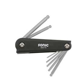 Sonic Stiftsleutelset binnenzeskant met kogelkop 7-dlg.
