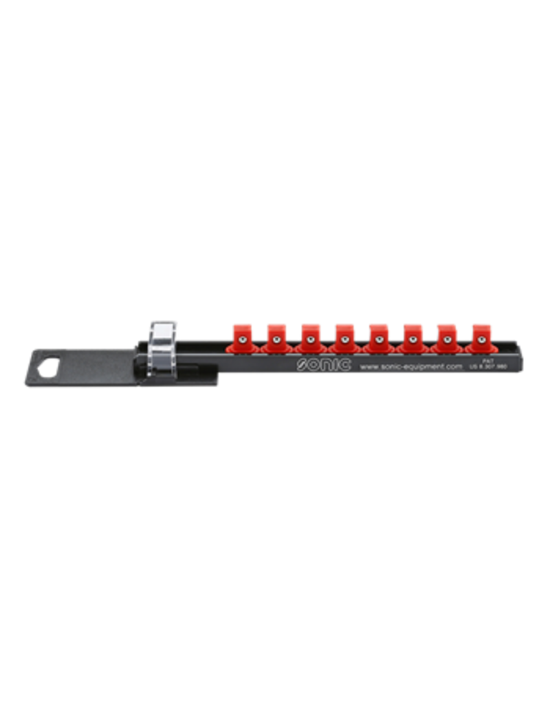 Sonic 3/8'' Aluminium doppenrail leeg (8-delig)