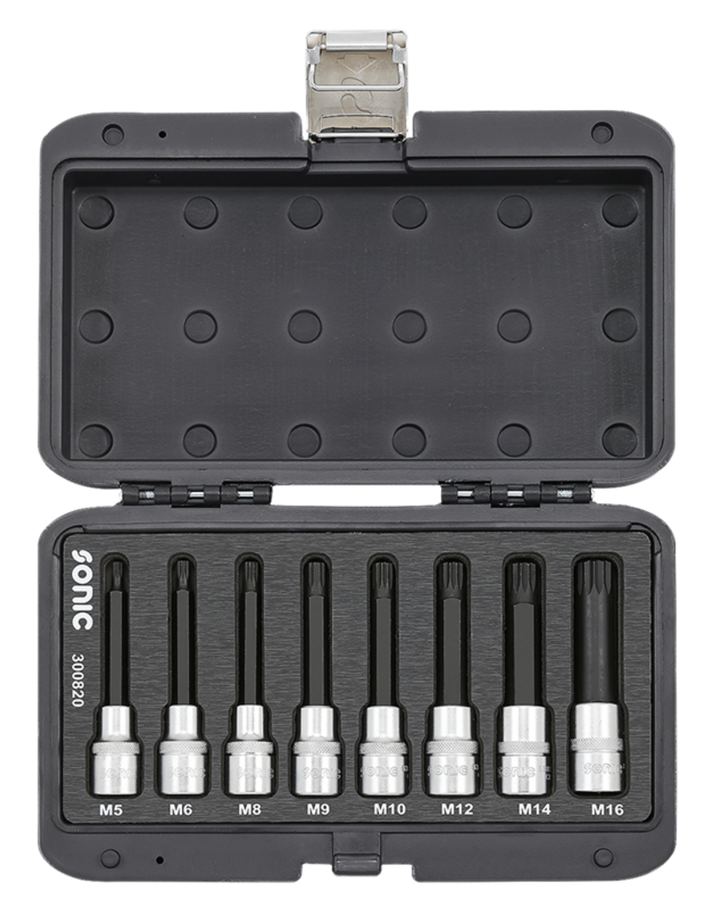 Sonic Bitdopset 1/2'', veeltand lang 8-dlg. BMCS