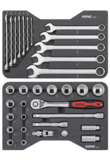 Sonic Doppen- en sleutelset 1/2'', 34-dlg. BMCS (SAE)