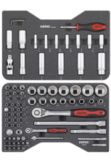 Sonic Doppenset 1/4'' & 1/2'', 85-dlg. BMCS (SAE)