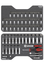 Sonic Doppenset 1/4'', 74-dlg. BMCS