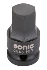 Sonic Bitdop 1/2'', binnenzeskant uit één stuk, kracht 17mm