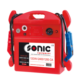 Sonic Startbooster draagbaar 12/24V 2400-1200CA