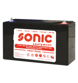 Sonic Batterij 12V-1200A (250x95x158mm) voor 12V/1200CA, 12/24-240